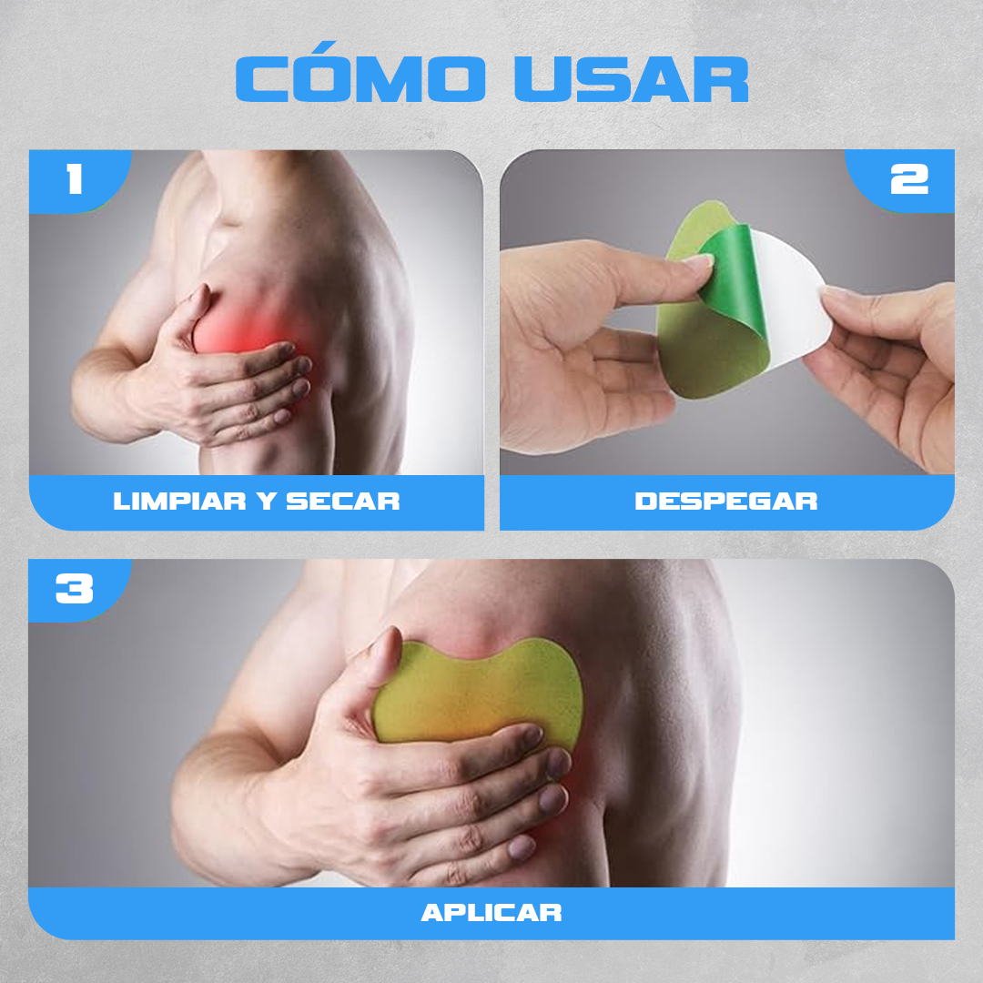 36 Parches Para el Dolor de Hombro