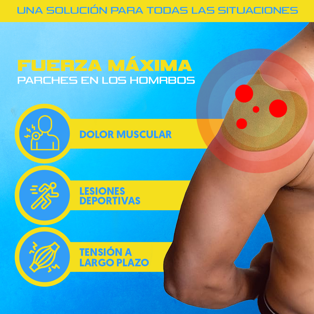 36 Parches Para el Dolor de Hombro