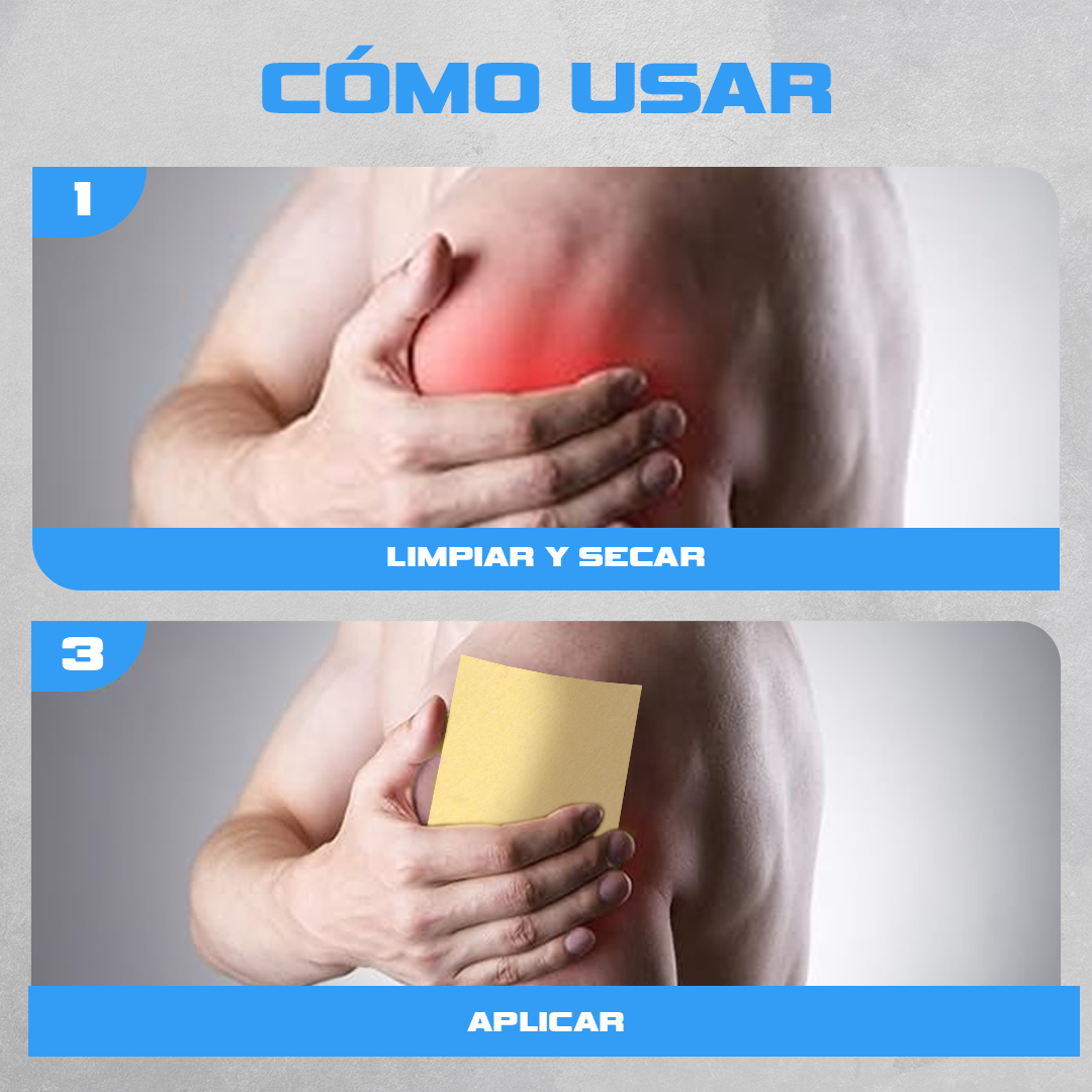 Parches terapeuticos para el dolor de hombros | 10 unidades