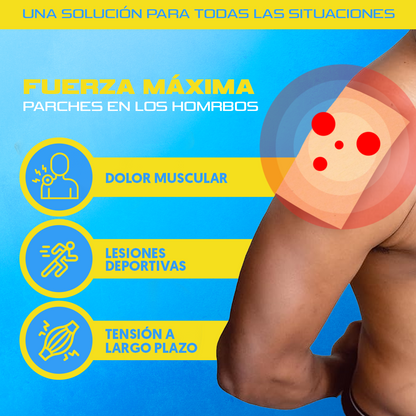 Parches terapeuticos para el dolor de hombros | 10 unidades